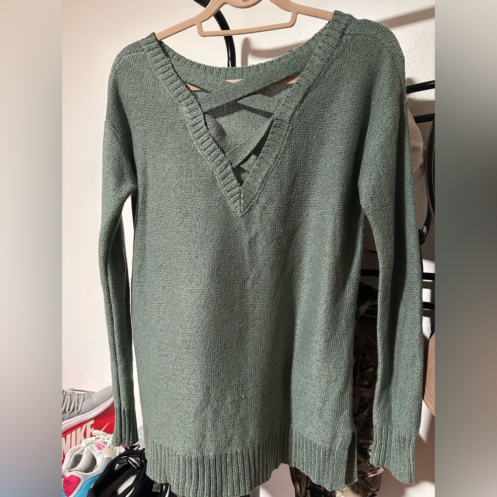 Women's Green Sweater